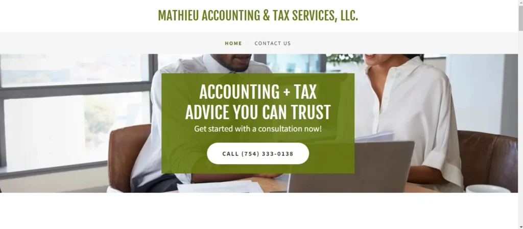 Mathieu Accounting & Tax Services Image