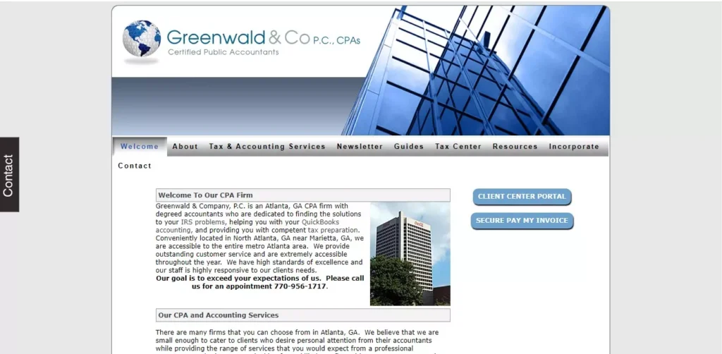 Greenwald & Company, P.C., CPAs Image