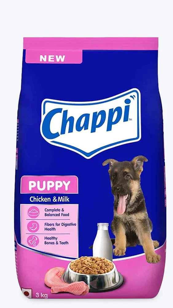 Chappi Puppy Dry Dog Food, Chicken & Milk Flavour Image