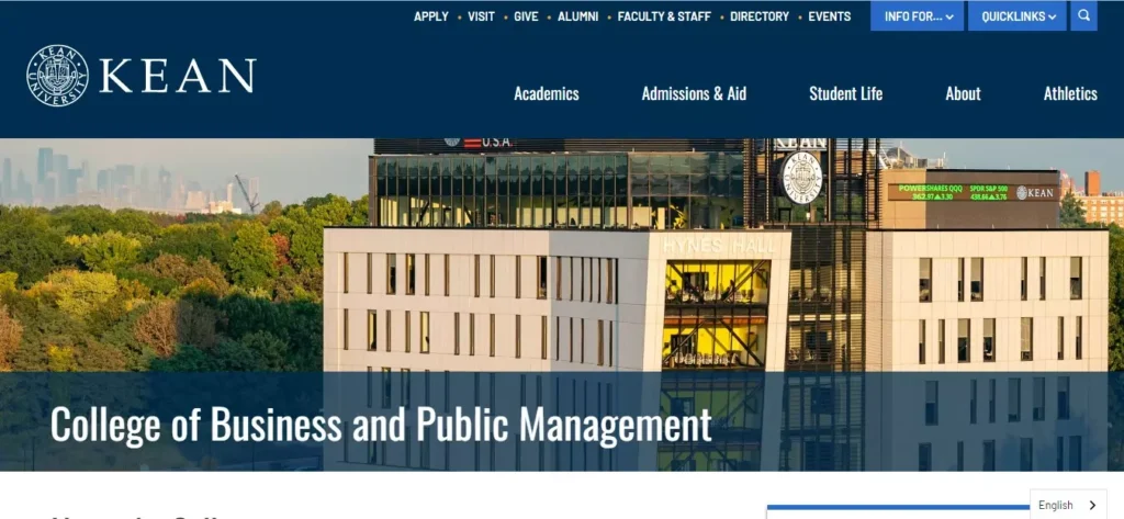 kean university business school Image