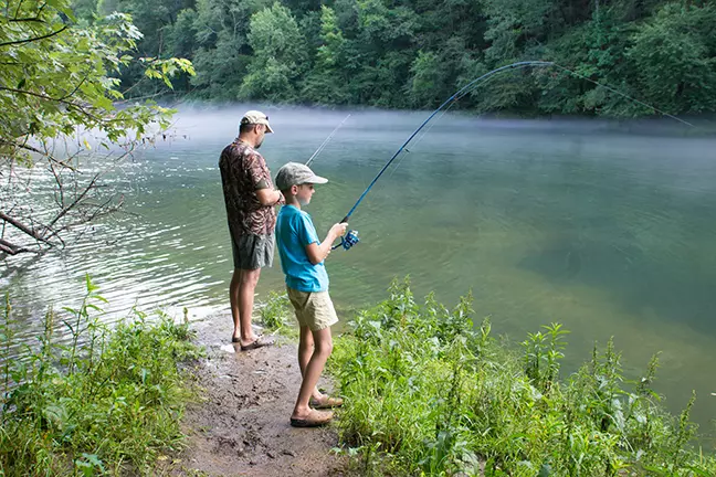 Fishing at Brown County State Park Image