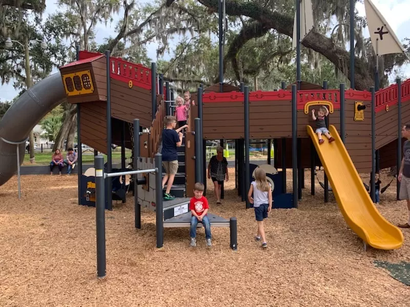 Picnic at Gilbert Park playground in MOUNT DORA Image