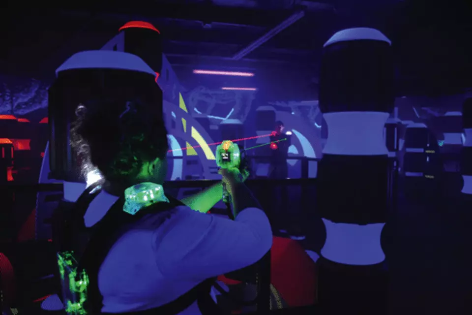 Play laser tag at Royal Pin Image