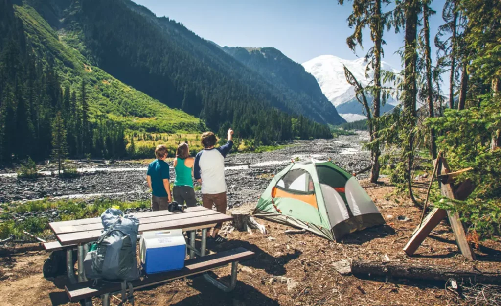 Camping at Mount Rainier Image