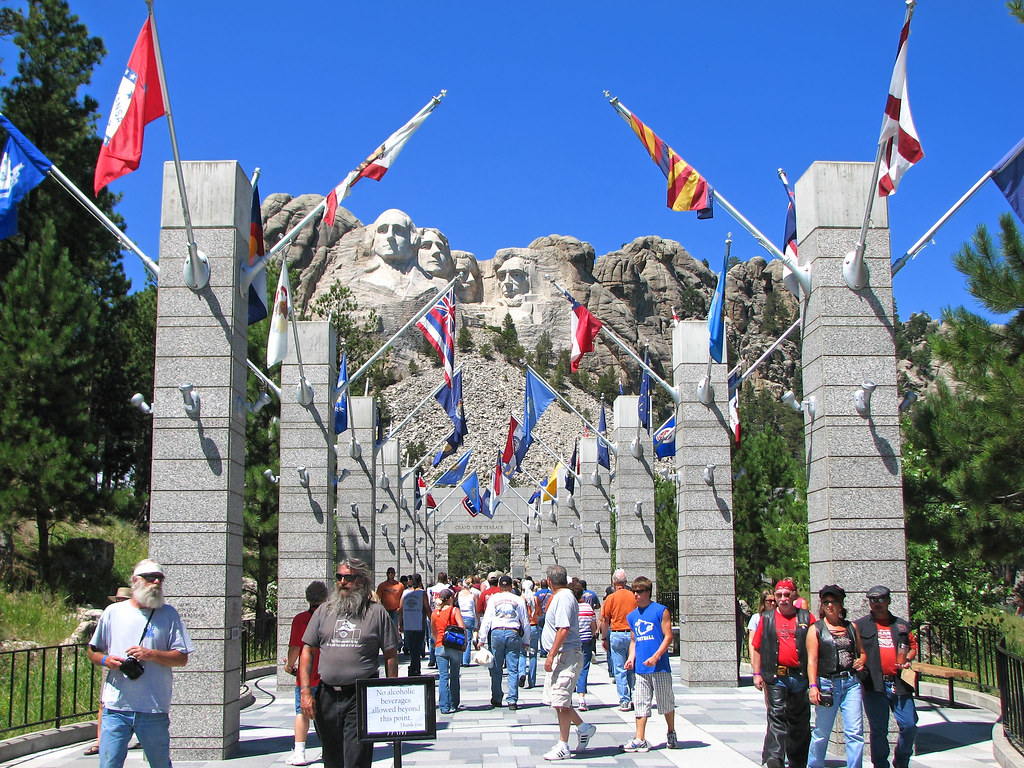 See Walk down view of the Avenue of Flags image