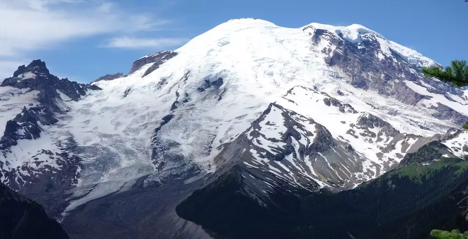 glacier in mount rainier Image