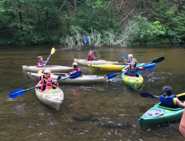 kayak at Yadkin River In Mount Airy Image