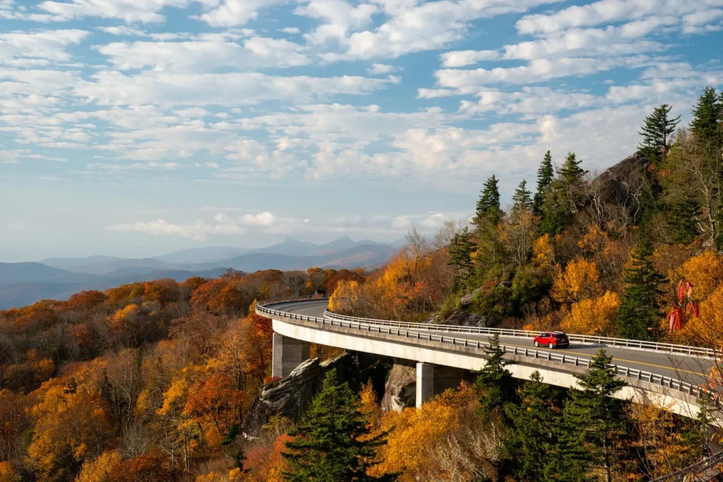 the Blue Ridge Parkway in mount airy Image