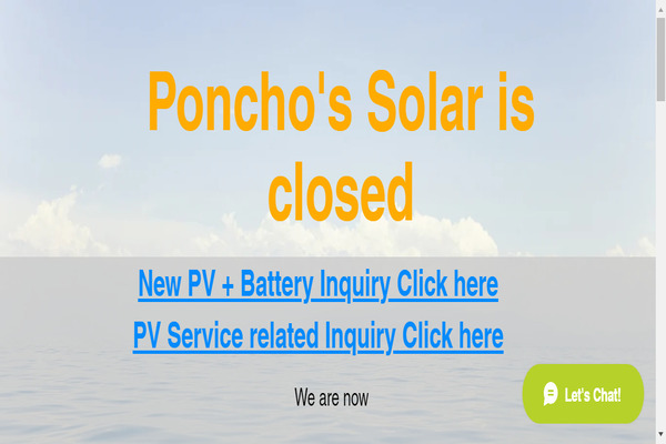 Poncho Solar