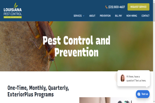Louisiana pest control services