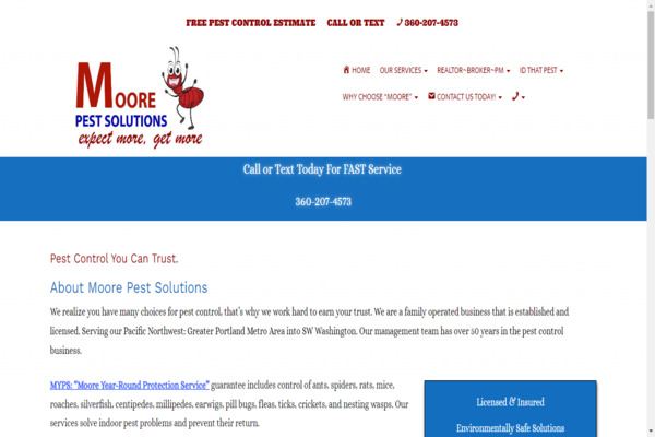 Moore pest solutions