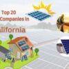 Solar Companies in California