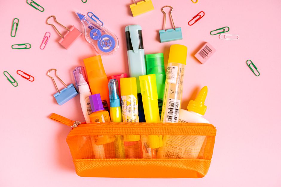 Colorful school supplies and backpack representing the best back to school deals for Americans