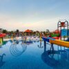 Family enjoying the pool at a family-friendly resort in Orlando