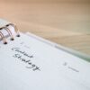 Marketing calendar showing planning for seasonal content publishing timeline