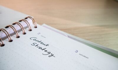 Marketing calendar showing planning for seasonal content publishing timeline