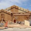 Newly built home in an Arizona neighborhood with desert landscaping