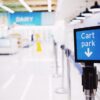 Shelves of affordable home decor and glassware finds inside a Dollar Tree store