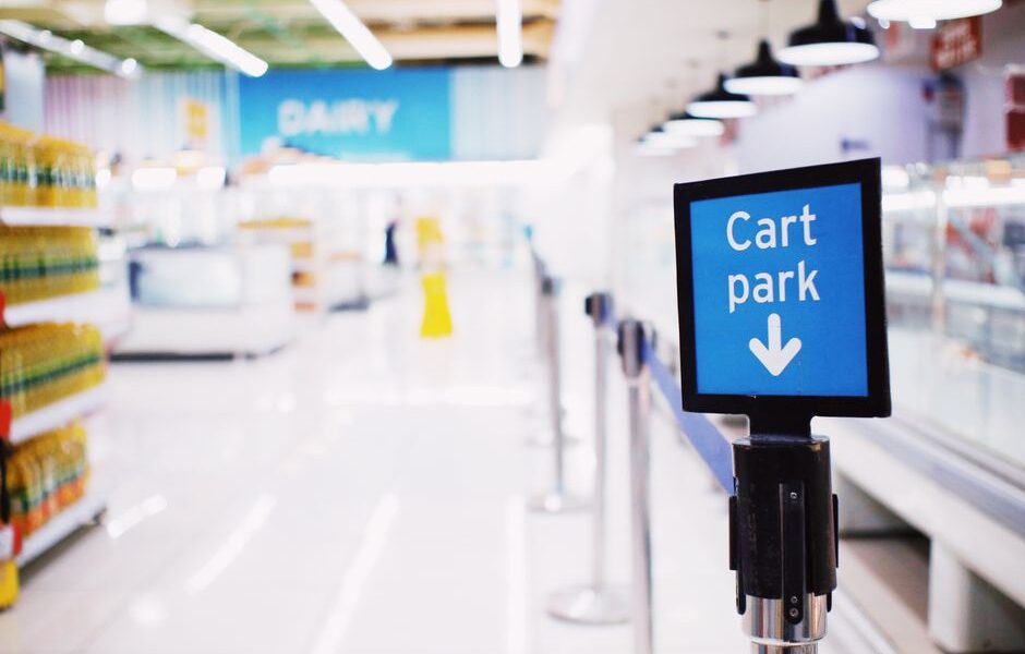 Shelves of affordable home decor and glassware finds inside a Dollar Tree store